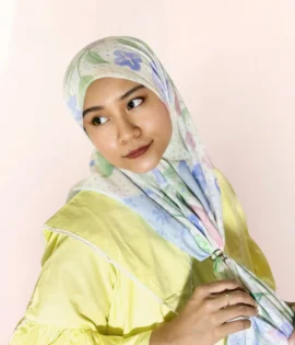 By The Garden - Bluebell Ultrafine Hijab Square
